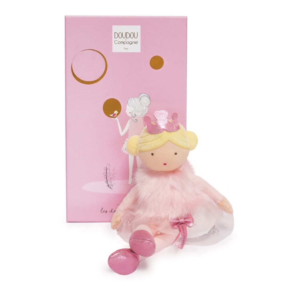 Brand New in Box 
Doudou et Compagnie Jolijou Girls' Cloth Doll Oriane 30cm Pink